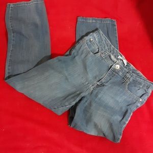 Lee no gap straight leg lower on waist jeans